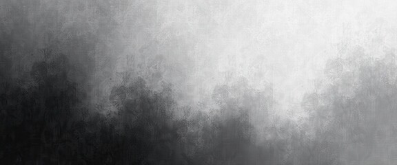 Obraz premium Abstract Black and White Gradient Watercolor Background Texture