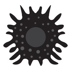 Macrophage glyph icon
