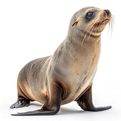 Fototapeta premium Sea lion isolated on white background