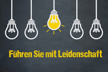 Führen Sie mit Leidenschaft