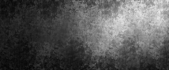 Obraz premium Dark Gray Grunge Concrete Texture Background with Light Gradient
