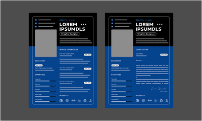 Resume CV. Clean Resume Layout, Minimalist resume cv template, Resume design template
