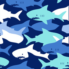 Bold Shark Pattern