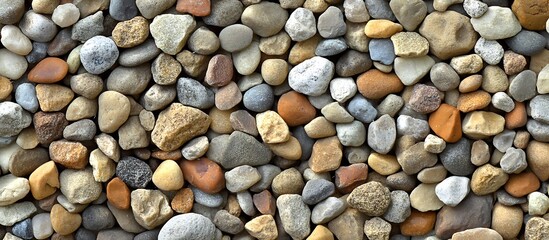 Colorful Pebbles Background Texture