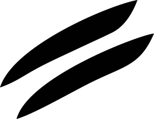 Basic art of Arabic letter of alphabet or basic Arabic symbol use in their language.