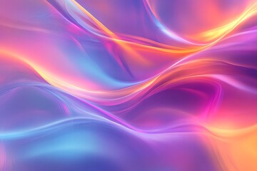 Futuristic Neon Wave Art: Abstract Digital Flow & Light Motion

