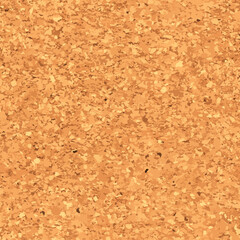 Cork board pin texture wood background vector illustration. Notice or bulletin board pattern with natural cork wood grainy material blank clipboard surface.