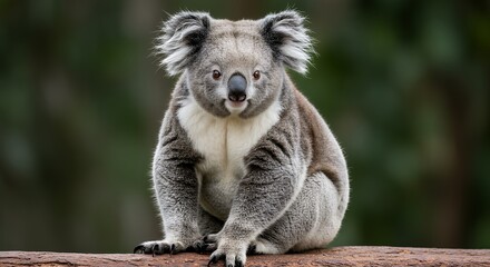 Overweight and Chubby Koala Cute and Adorable Fat Animal