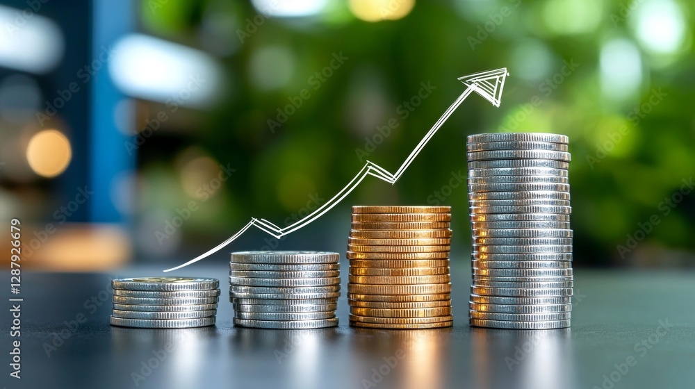 Poster investment growth strategies maximizing financial returns in business environments infographic prese