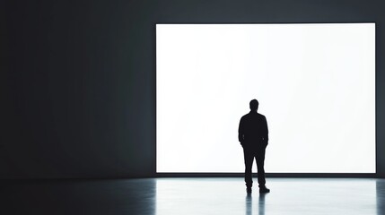 A criminal investigator analyzing security footage on a large monitor. Featuring video surveillance review and evidence gathering