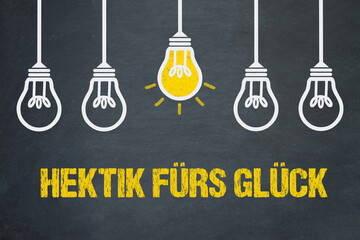 Hektik fürs Glück
