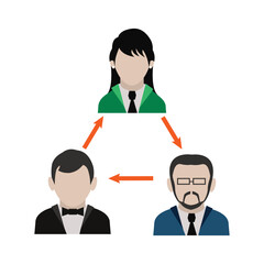 Business Character Flow Staff