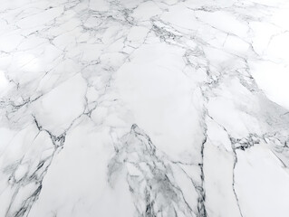 Elegant White Marble Texture with Natural Veins Generative AI  