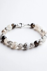 An elegant yet simple natural stone bracelet showcasing timeless beauty and understated sophistication.