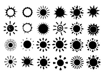 Sun Silhouette Set Collections Sunny Shadow Bundle