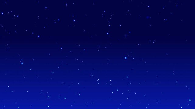 dark blue gradient with motion star and center rotation and empty space. 4k footge ideal for overlay project design like islamic concept, sparkling, universe, astronomy and etc