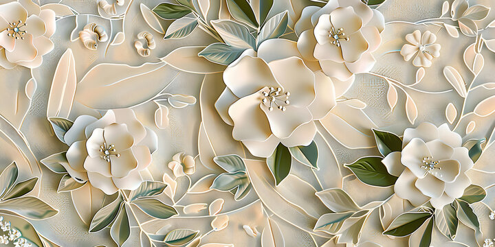 High-end white 3D stretch ceiling wallpaper with elegant textures and modern design for stylish interiors.