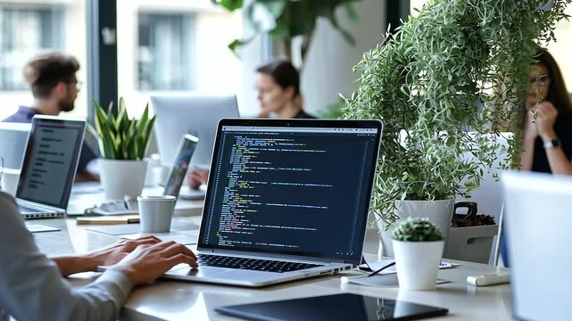 Coding Hackathon Teams Compete to Create the Best Mobile App