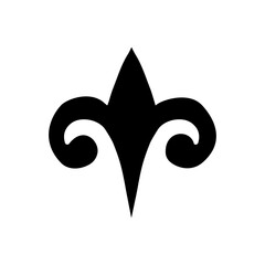 Decorative icon vector. Ornaments elements illustration sign. Decorative elements symbol or logo.