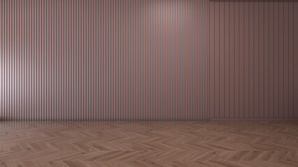 Room interior with wall background. 3D rendering ,3D illustration	
