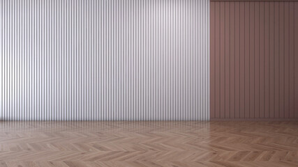 Empty room with Wall Background. 3D illustration, 3D rendering