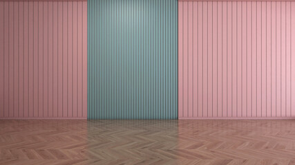 Room interior with wall background. 3D rendering ,3D illustration	

