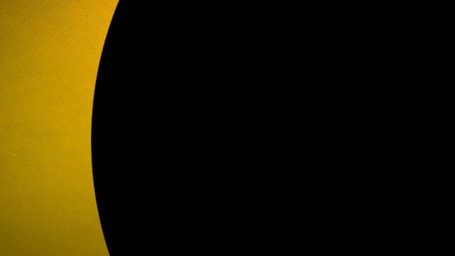 Copy Space- Modern simple circle transition animation for video editing transition,Yellow Background - 4K stock video