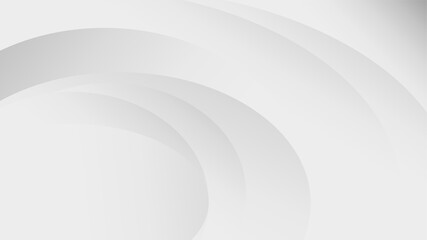 Abstract White Background with Subtle Curves and Gradient Design Elements