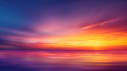 Fototapeta premium Transition of Colors: A Mesmerizing Rich Gradient from Dark Purples and Blues to Warm Oranges and Yellows