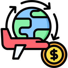 Obraz premium Global Trade icon