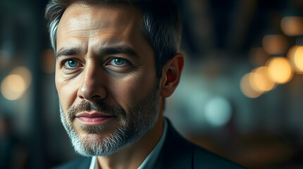 portrait of a handsome young man