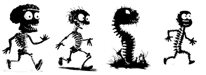 A cartoon character representing the human spine is depicted engaging in humorous and healthy running exercises, emphasizing a modern approach to backbone wellness through sport and workout training