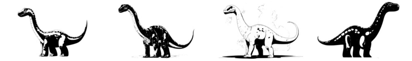 The cartoon character Datousaurus dinosaur is a cute and kid-friendly representation of a Jurassic park toy, depicting a modern extinct animal in a humorous way