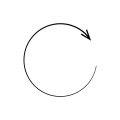  Circular arrow,refresh or reload symbol