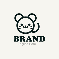 Of a cartoon mouse for a logo your brand
