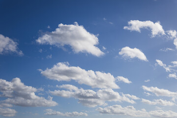 Obraz premium blue sky background with white clouds.Sky clouds.Sky with white clouds.