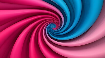Obraz premium The image contains a swirling vortex of pink and blue colors, creating an abstract and visually captivating design.