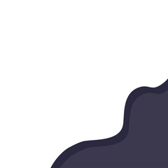 Purple Corner Border Abstract Graphic