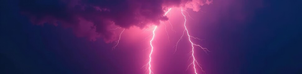 Rolling thunder and flashes of lightning on a cloudy evening,, lightning, shadows