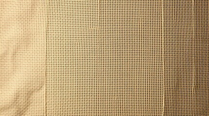 Fototapeta premium Plain Beige Hessian Fabric Emphasizing Coarse Burlap, Cotton, and Flax Textures with Natural Weave Pattern