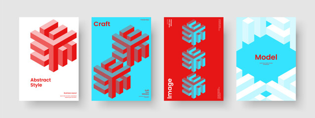 Obraz premium Abstract Brochure Layout. Modern Background Design. Isolated Business Presentation Template. Book Cover. Poster. Flyer. Report. Banner. Newsletter. Catalog. Pamphlet. Brand Identity. Handbill