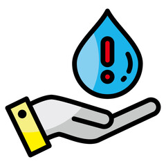 Water Scarcity  Icon Element For Design