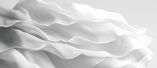 Obraz premium White Fabric Texture Close-up