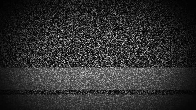 Noise and an old TV screen. TV screen noise glitch effect. Glitch static noise television.4k video 