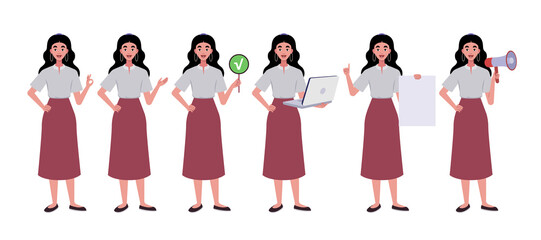 023 - Worker woman mini set