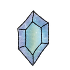 Diamond Gemstone Stock Illustration