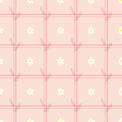 An enchanting seamless floral watercolor background with botanical elements, showcasing elegant, hand-painted blossoms