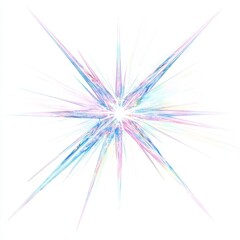 Obraz premium The Star Y2K element features a pastel hologram with a holographic chrome 3d effect