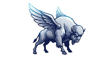 Obraz premium A majestic winged 
