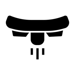 flying skater Solid icon